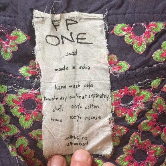 FP One Mirrored Embroidered Boho Festival Shorts - Picture 5 of 5